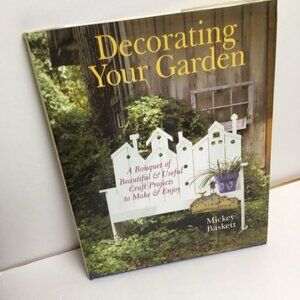 Decorating Your Garden Craft Book Mickey Baskett DIY Projects Outdoor Painting